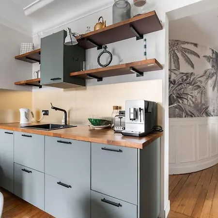 Apartmán 17e- Elegant T2 A Batignolles Paříž